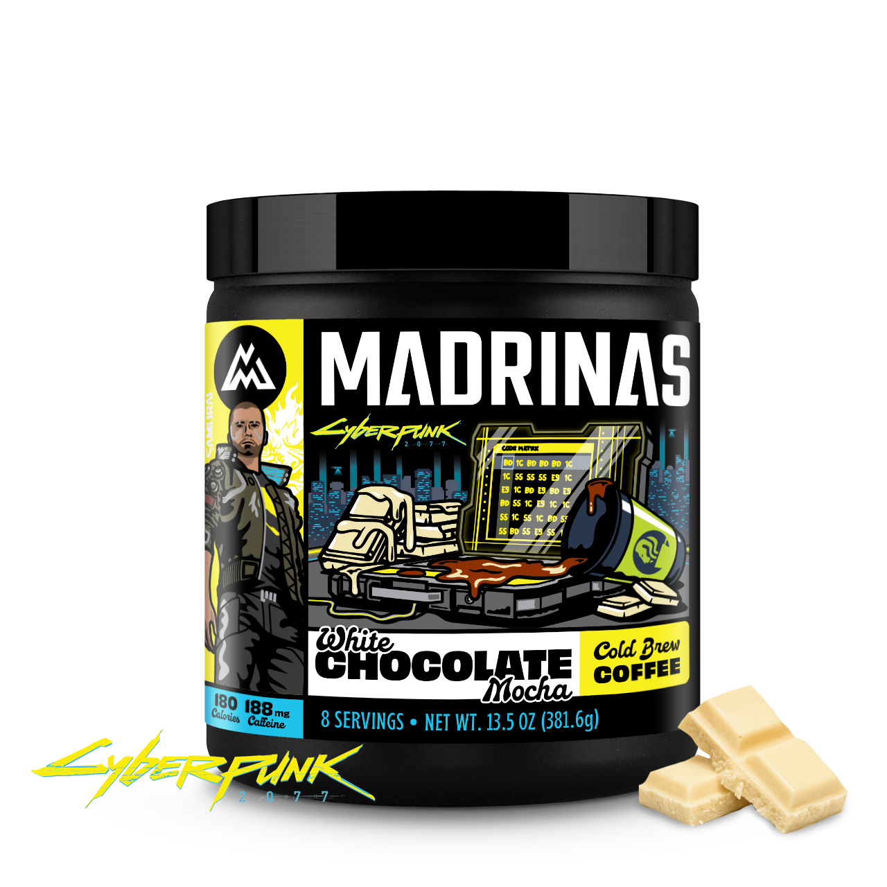 MADRINAS x Cyberpunk 2077 | White Chocolate Mocha Cold Brew Coffee MADRINAS x Cyberpunk 2077 | White Chocolate Mocha Cold Brew Coffee