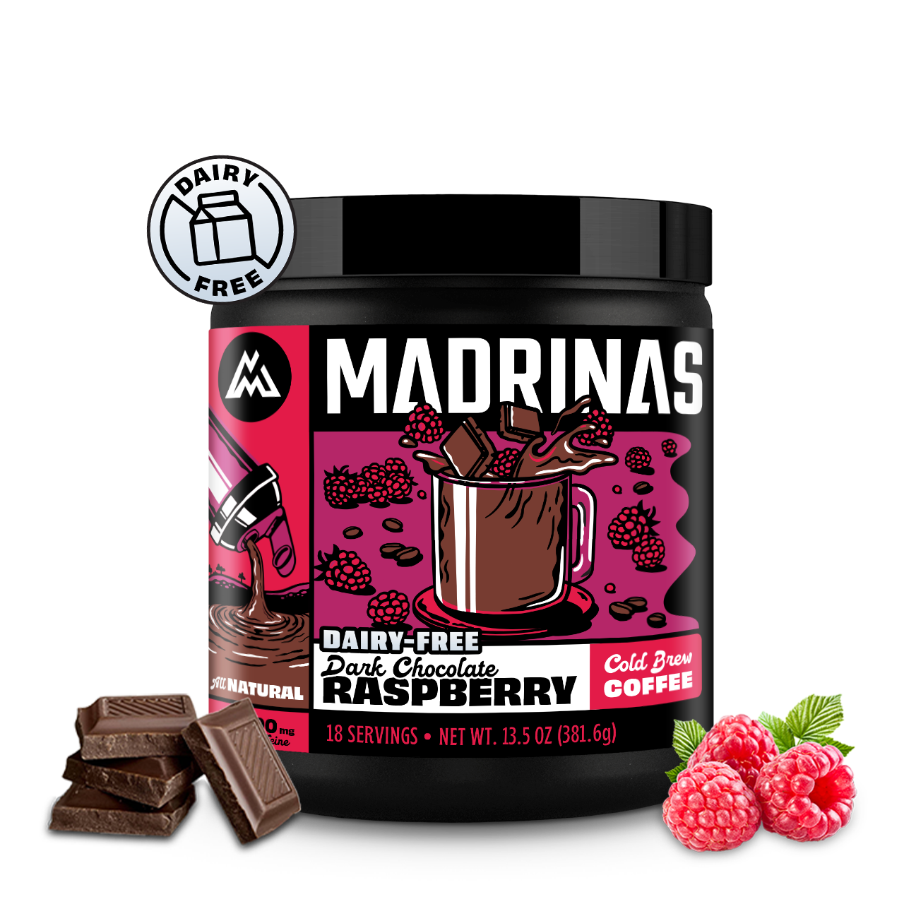 Madrinas | Dark Chocolate Raspberry Instant Coffee – MADRINAS