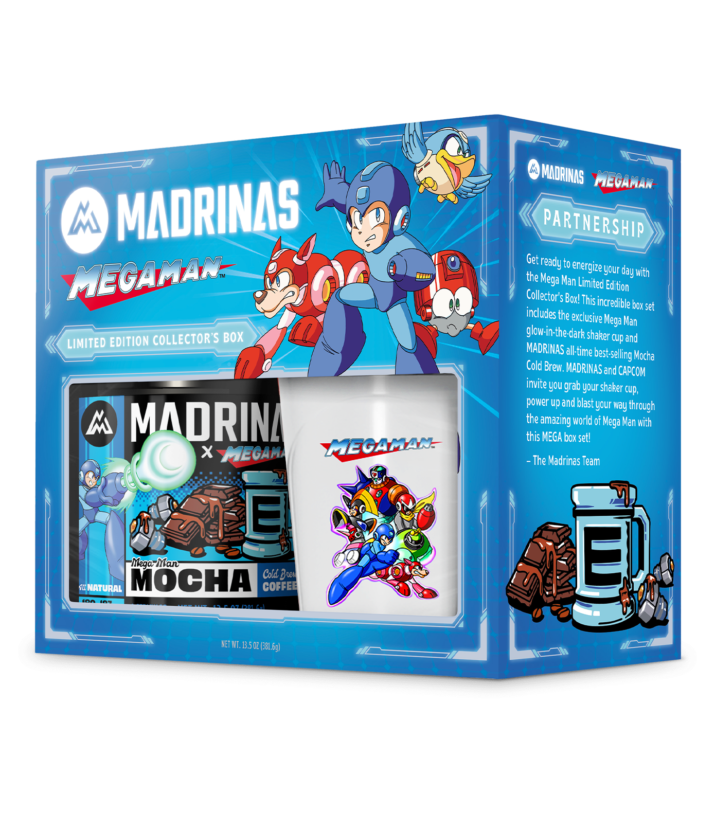 Madrinas x Mega Man | Mega Man Mocha Collector's Box – MADRINAS