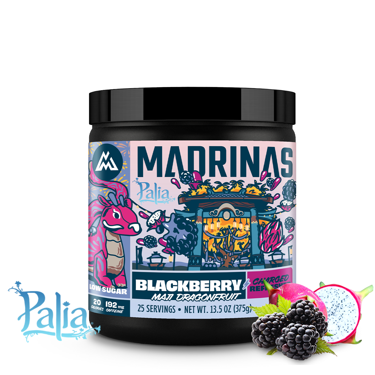 Palia x MADRINAS | Blackberry Dragonfruit Charged Refresher