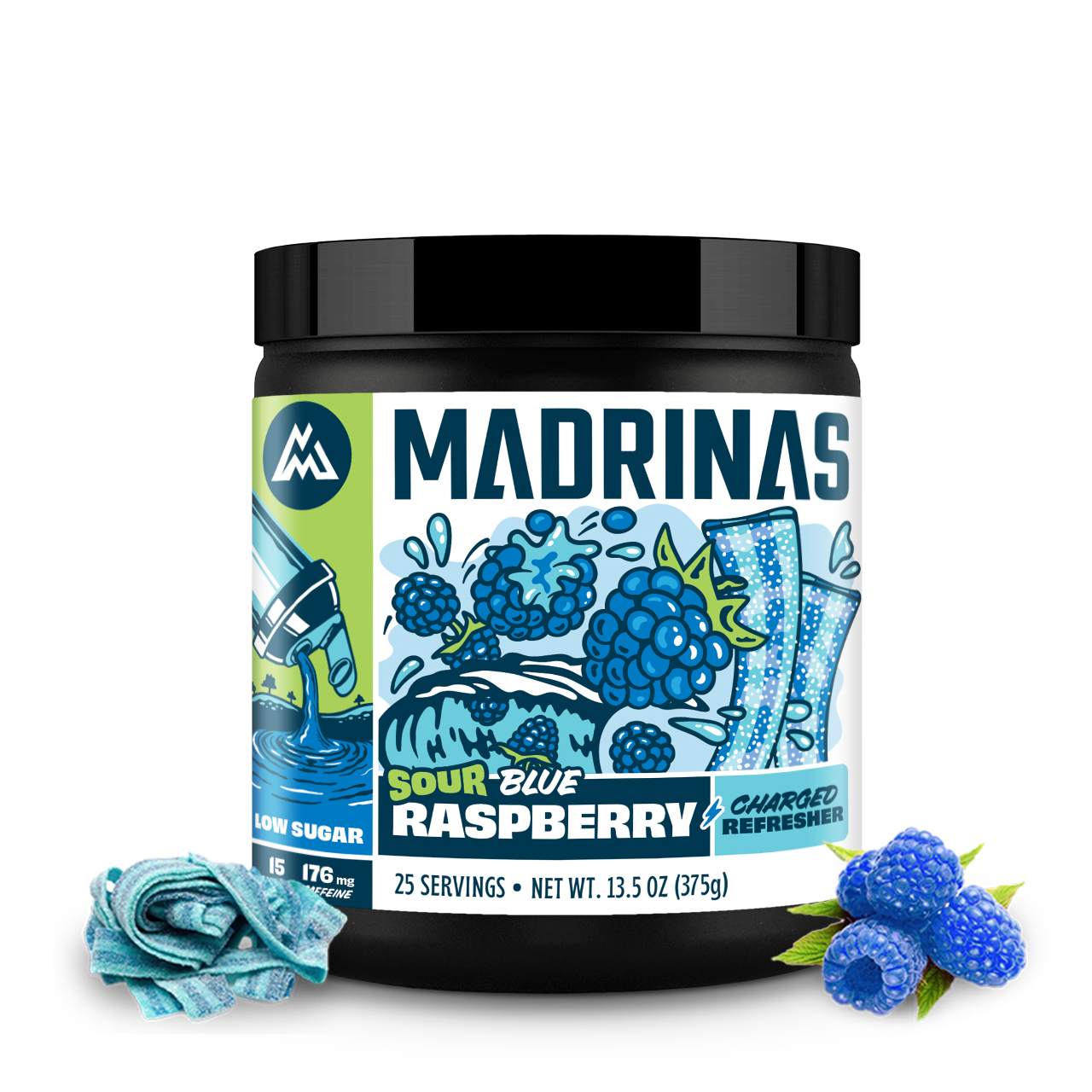 Madrinas | Sour Blue Raspberry Charged Refresher – MADRINAS