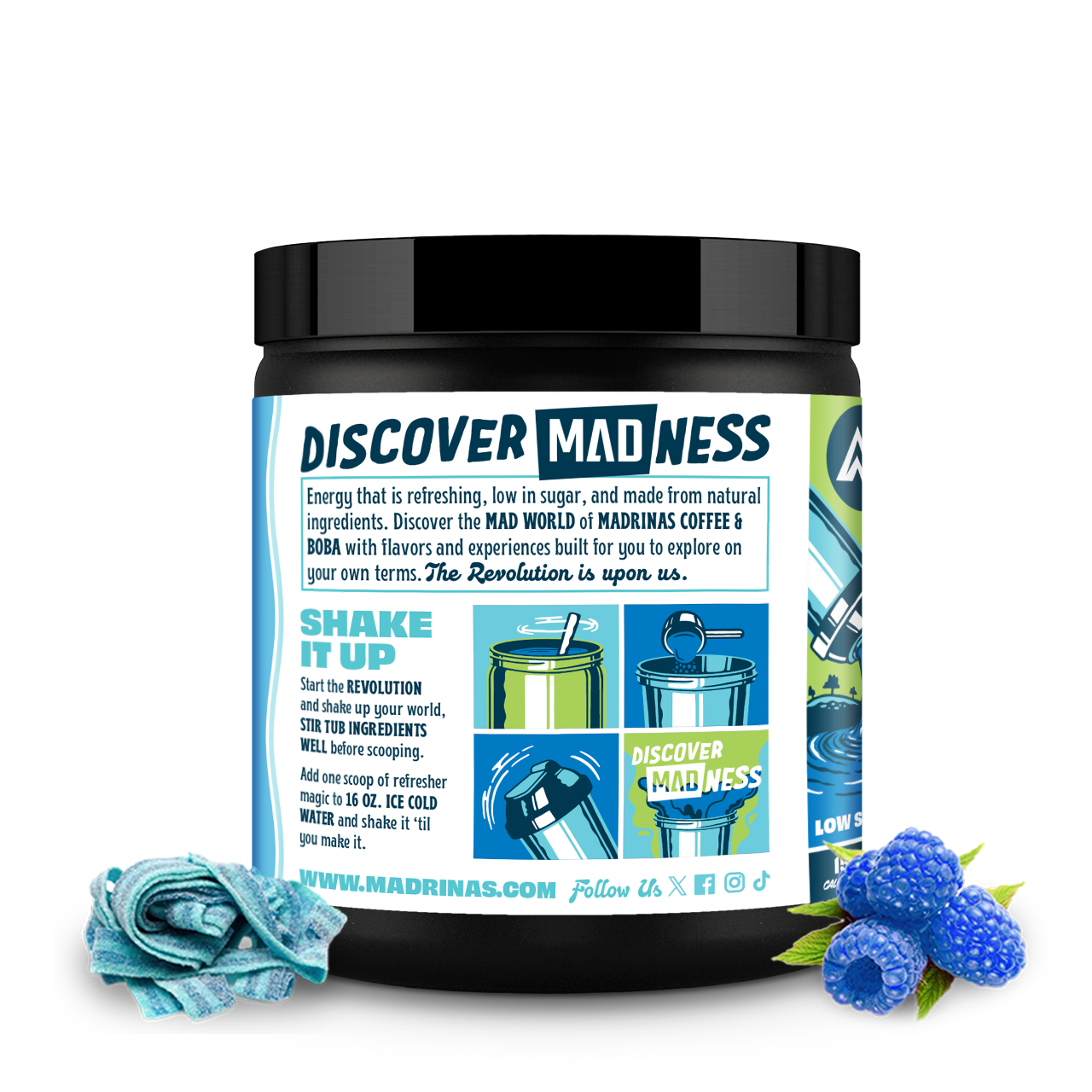 Madrinas | Sour Blue Raspberry Charged Refresher – MADRINAS