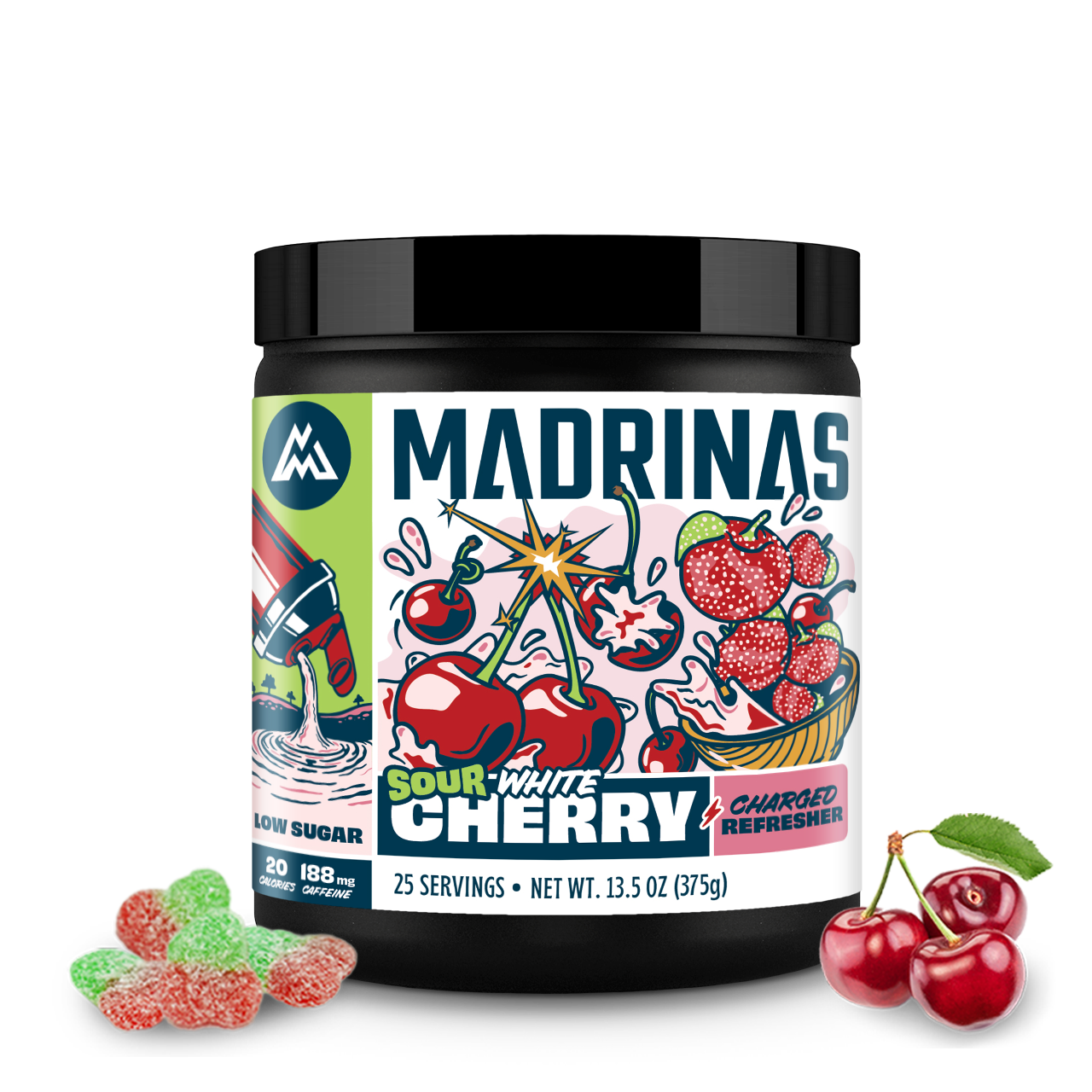 Madrinas | Sour White Cherry Charged Refresher – MADRINAS