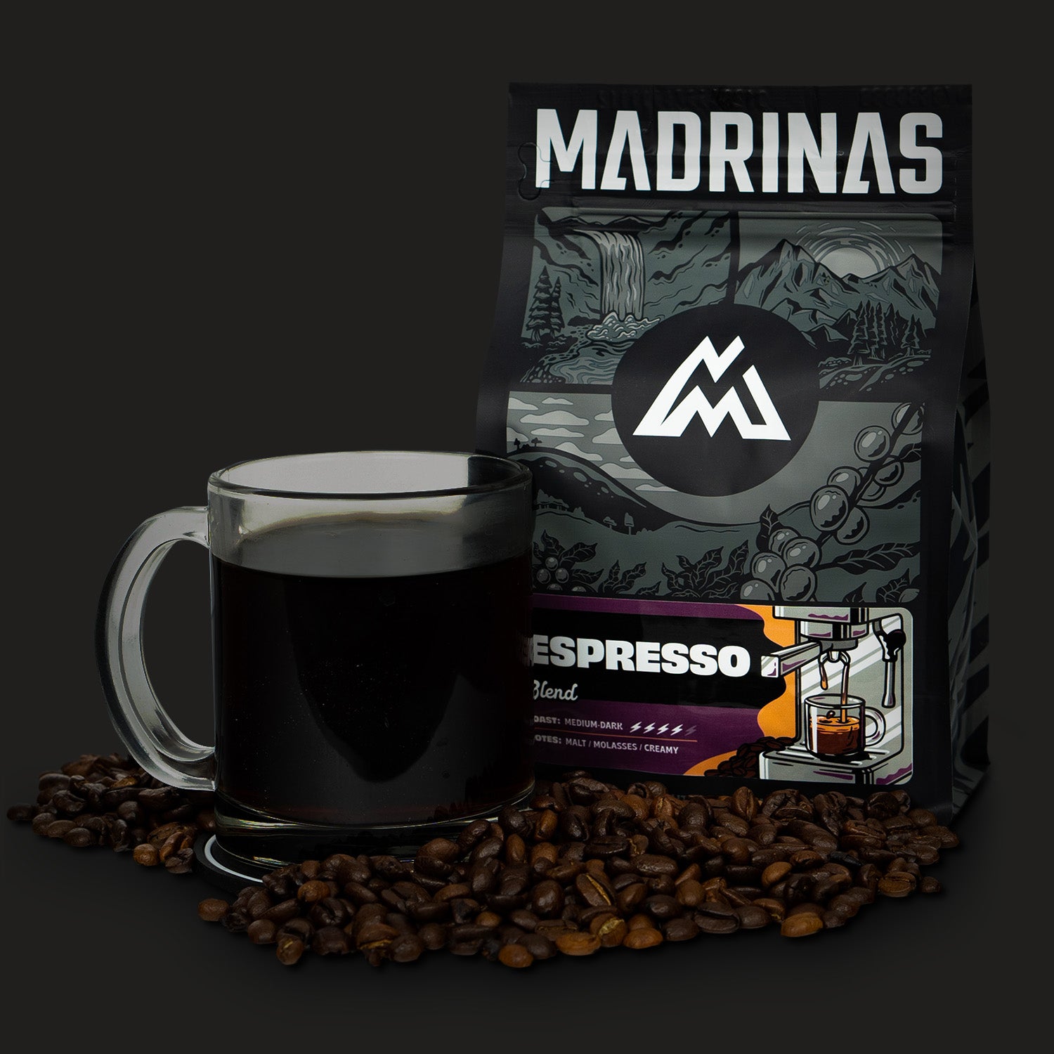 Madrinas | Espresso Blend Whole Bean Coffee – MADRINAS